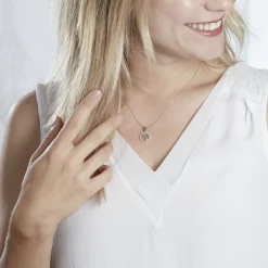 Histoire d'Or Collier Chimere Argent Blanc Oxyde De Zirconium Sale