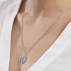 Histoire d'Or Collier Chimere Argent Blanc Oxyde De Zirconium New