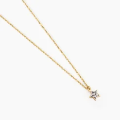 Histoire d'Or Collier Chirine Etoile Or Jaune New