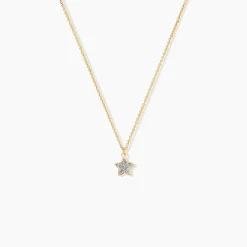 Histoire d'Or Collier Chirine Etoile Or Jaune New