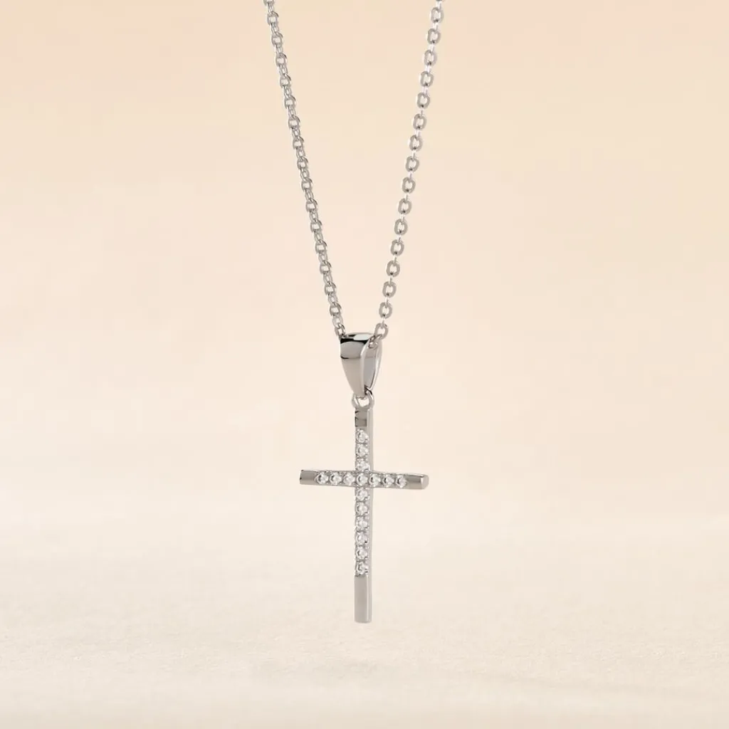 Histoire d'Or Collier Chirsta Argent Blanc Oxyde De Zirconium Outlet