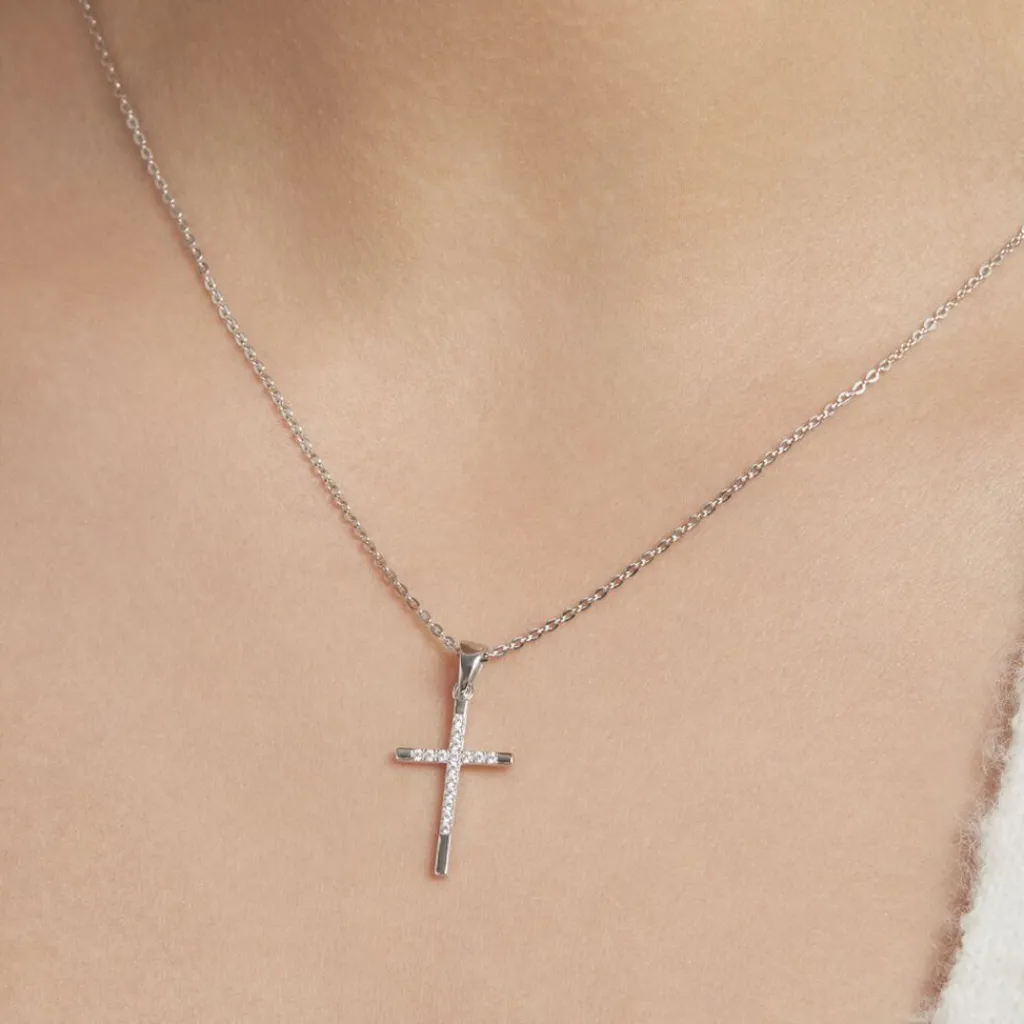 Histoire d'Or Collier Chirsta Argent Blanc Oxyde De Zirconium Outlet