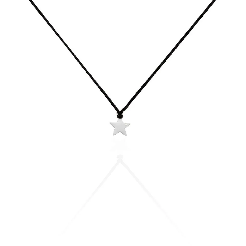 Histoire d'Or Collier Chris Argent Blanc Oxyde De Zirconium