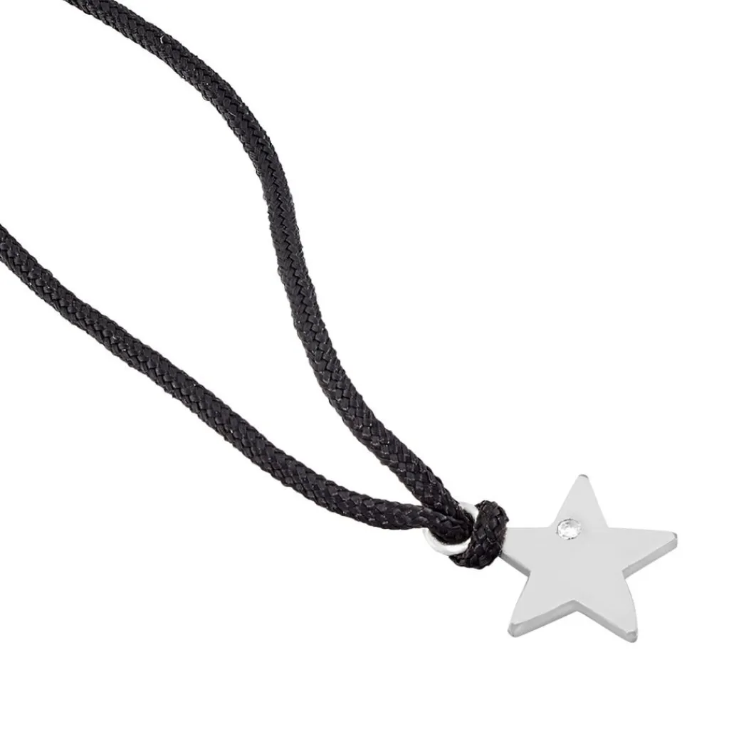 Histoire d'Or Collier Chris Argent Blanc Oxyde De Zirconium