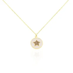 Histoire d'Or Collier Christelle Etoile Or Jaune Best