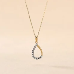 Histoire d'Or Collier Chrystalise Or Jaune Diamant Outlet