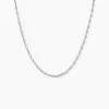 Histoire d'Or Collier Ciana Torsade Diamante Argent Blanc New