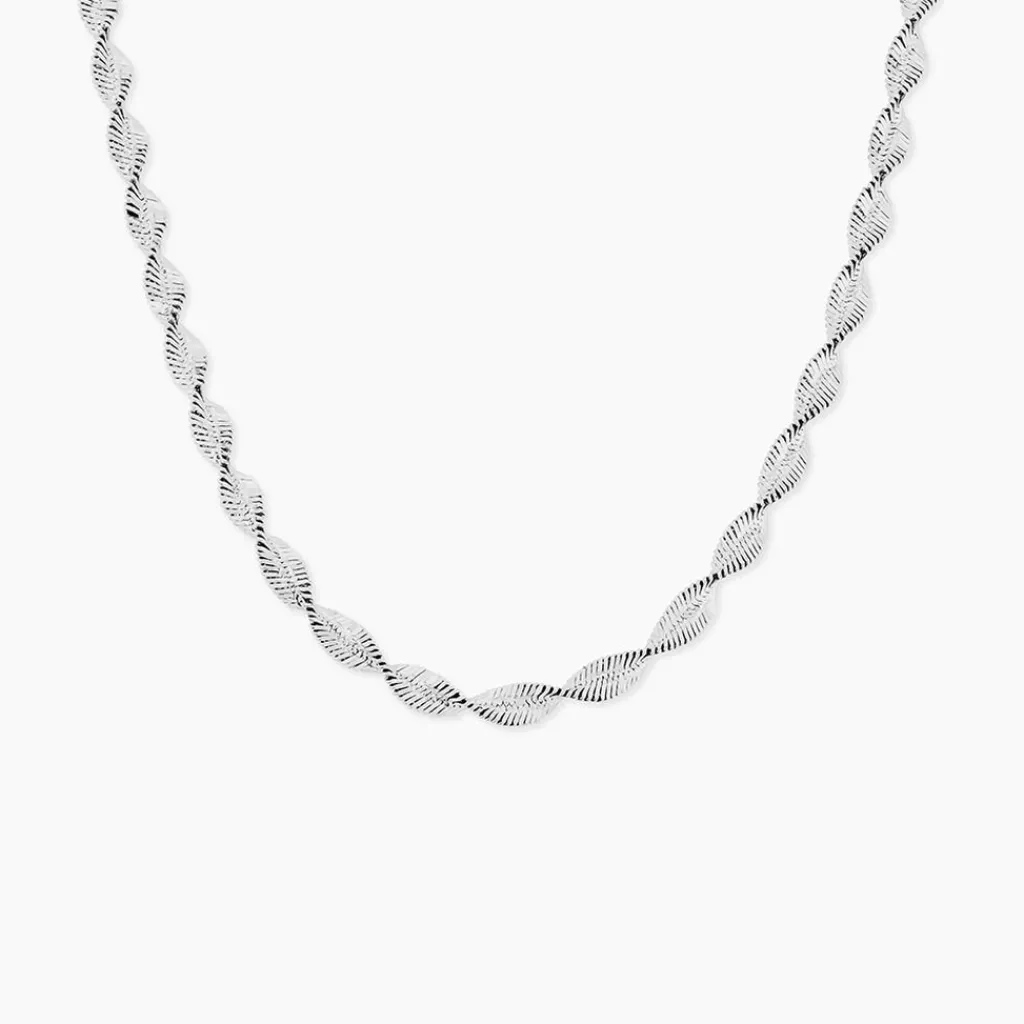 Histoire d'Or Collier Ciana Torsade Diamante Argent Blanc Online