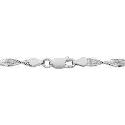 Histoire d'Or Collier Ciana Torsade Diamante Argent Blanc Online