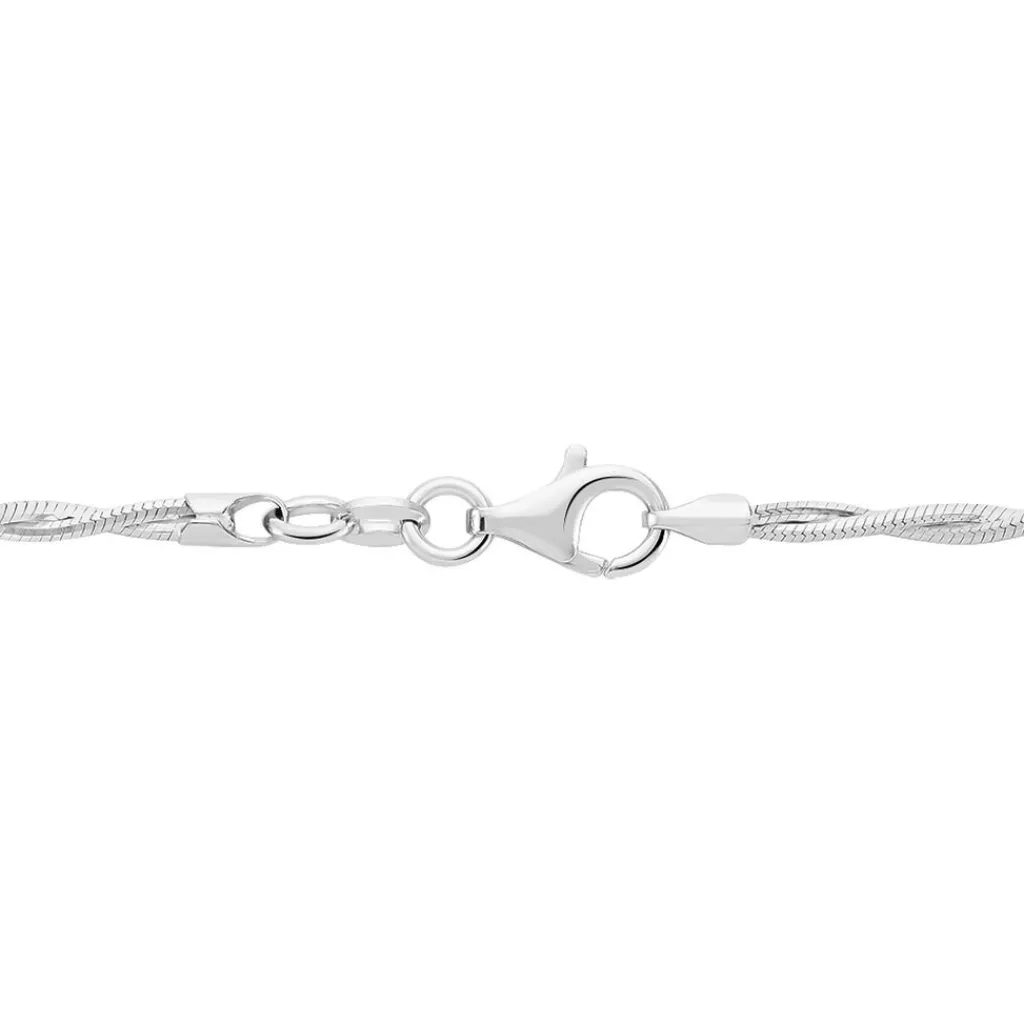 Histoire d'Or Collier Ciel Argent Blanc Discount