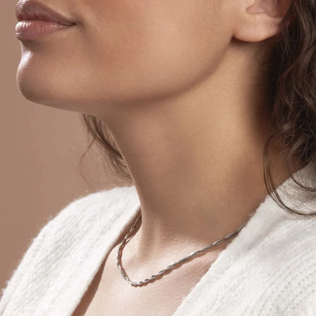 Histoire d'Or Collier Ciel Argent Blanc Discount