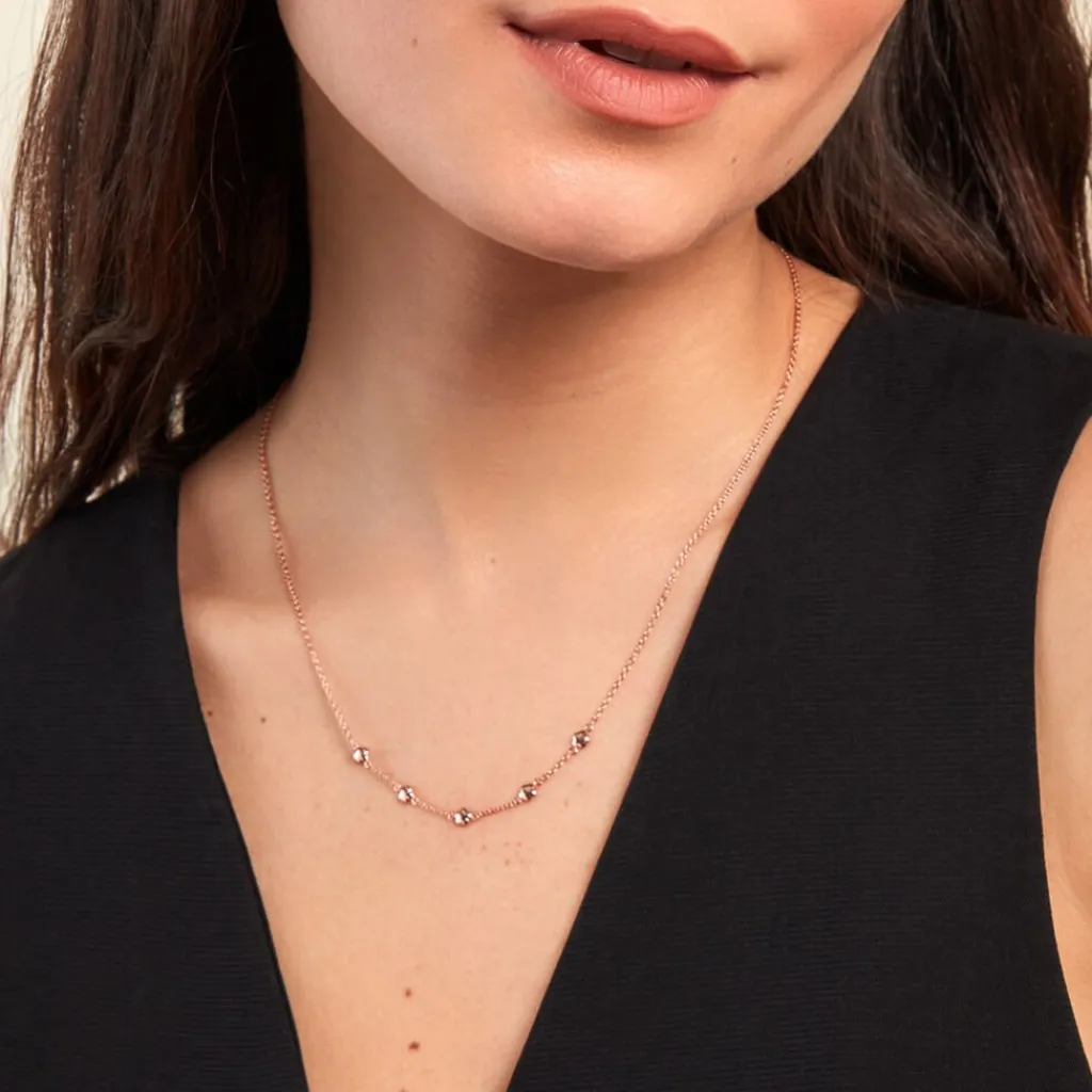 Histoire d'Or Collier Circee Argent Rose Best