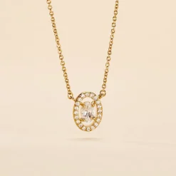 Histoire d'Or Collier Classical Plaqué Or Jaune Oxyde De Zirconium Best