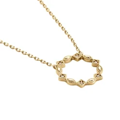 Histoire d'Or Collier éclat Perlé Plaqué Or Oxyde De Zirconium Best