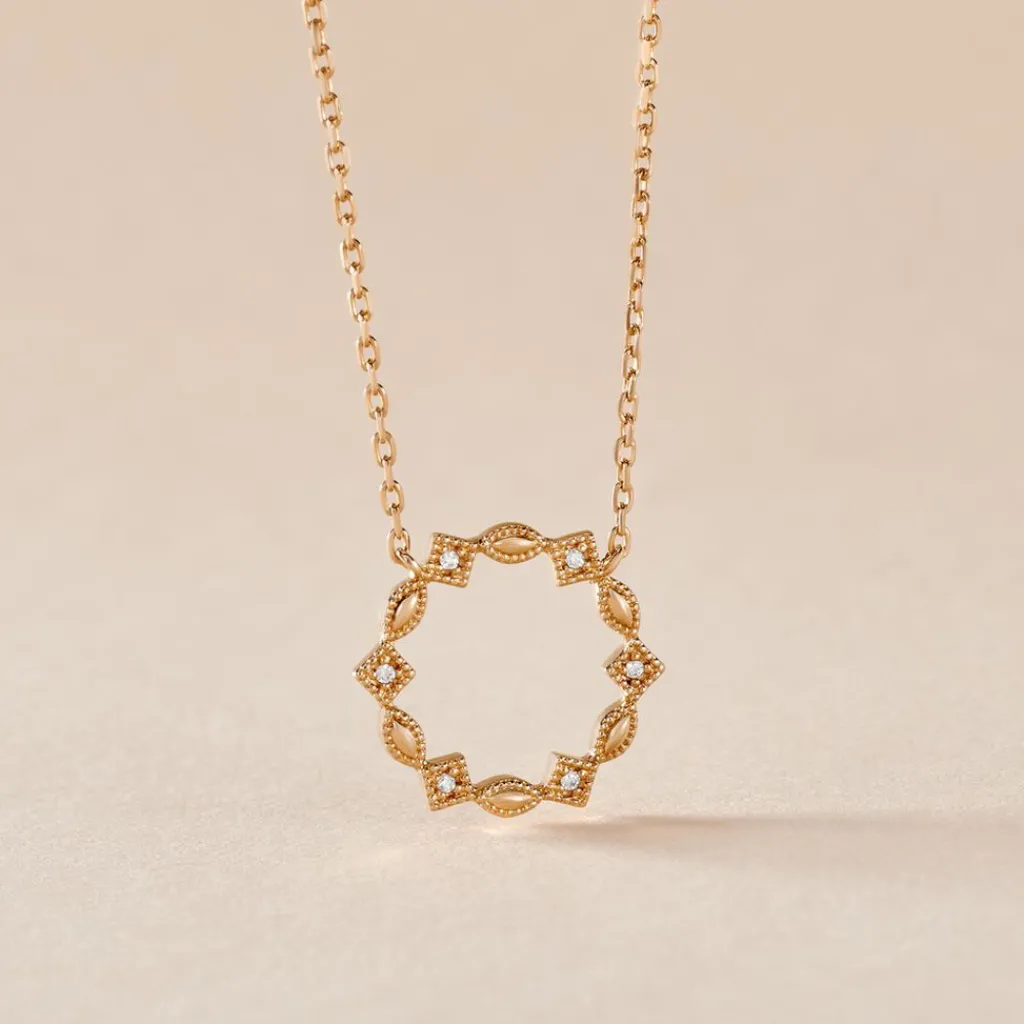 Histoire d'Or Collier éclat Perlé Plaqué Or Oxyde De Zirconium Best