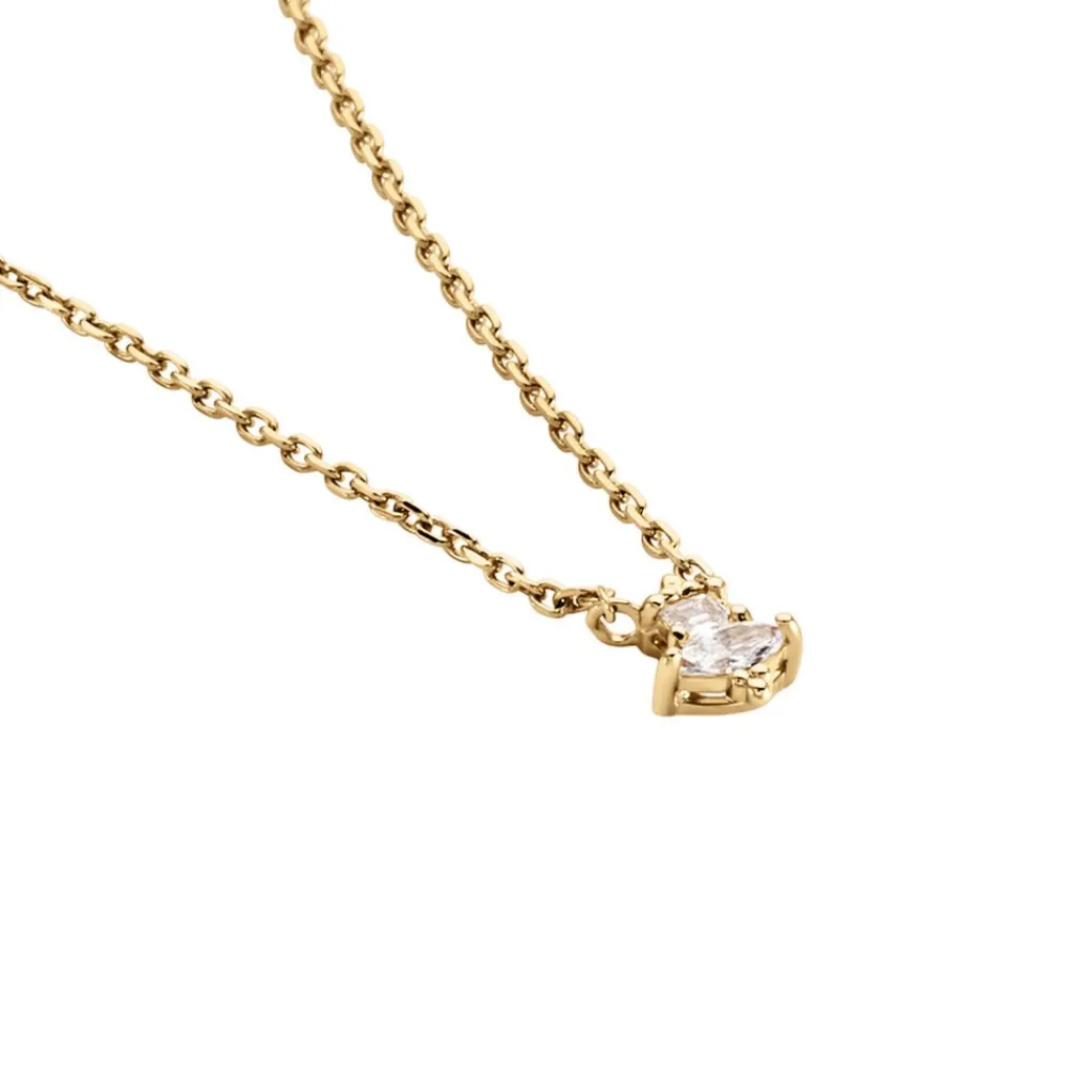 Histoire d'Or Collier éclat Perlé Plaqué Or Oxyde De Zirconium