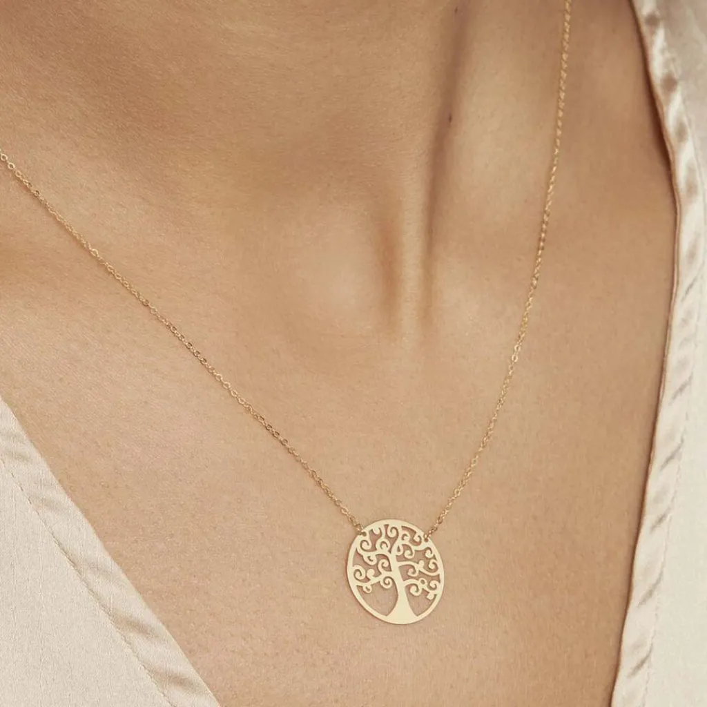 Histoire d'Or Collier Clemenca Or Jaune New