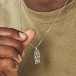 Histoire d'Or Collier Clement Acier Blanc Oxyde De Zirconium Clearance