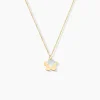 Histoire d'Or Collier Cleomelia Fleur Or Jaune New
