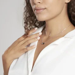 Histoire d'Or Collier Cleya Argent Blanc Céramique Online