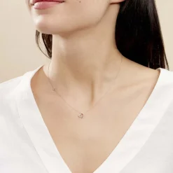 Histoire d'Or Collier Coeur Ktl Or Blanc Diamant Discount