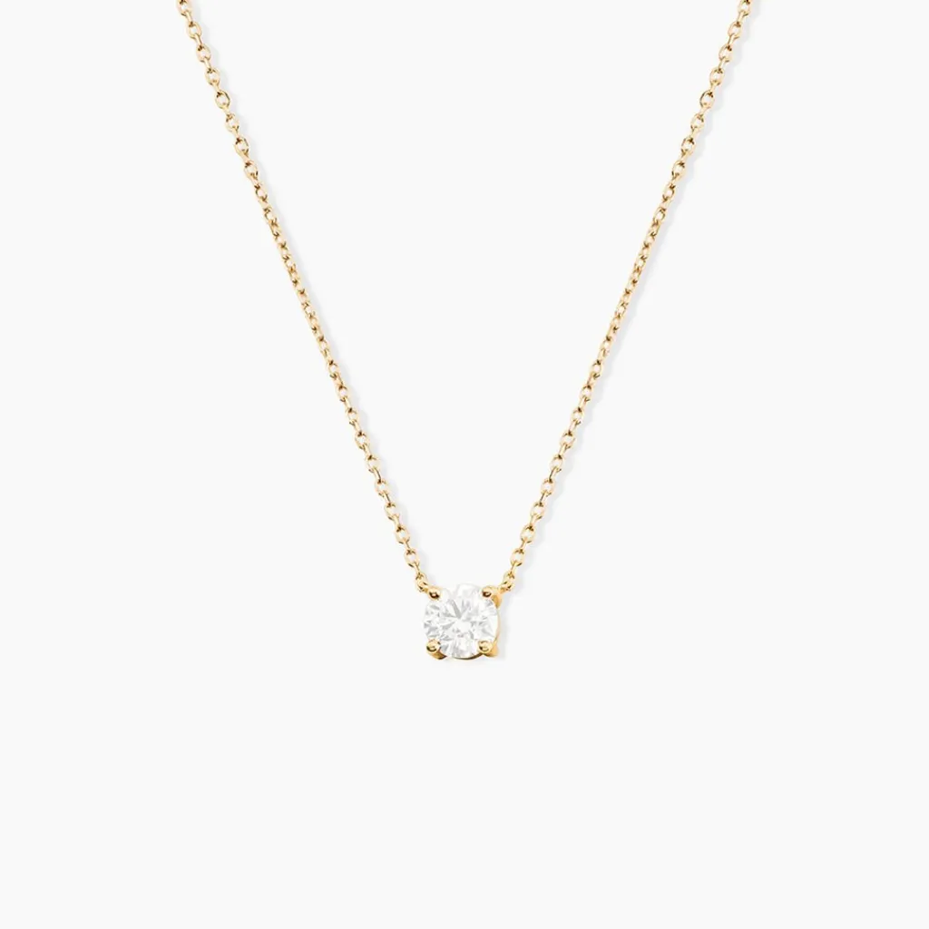 Histoire d'Or Collier Collection Aphrodite Or Jaune Diamant Synthetique or jaune diamant synthétique blanc Online