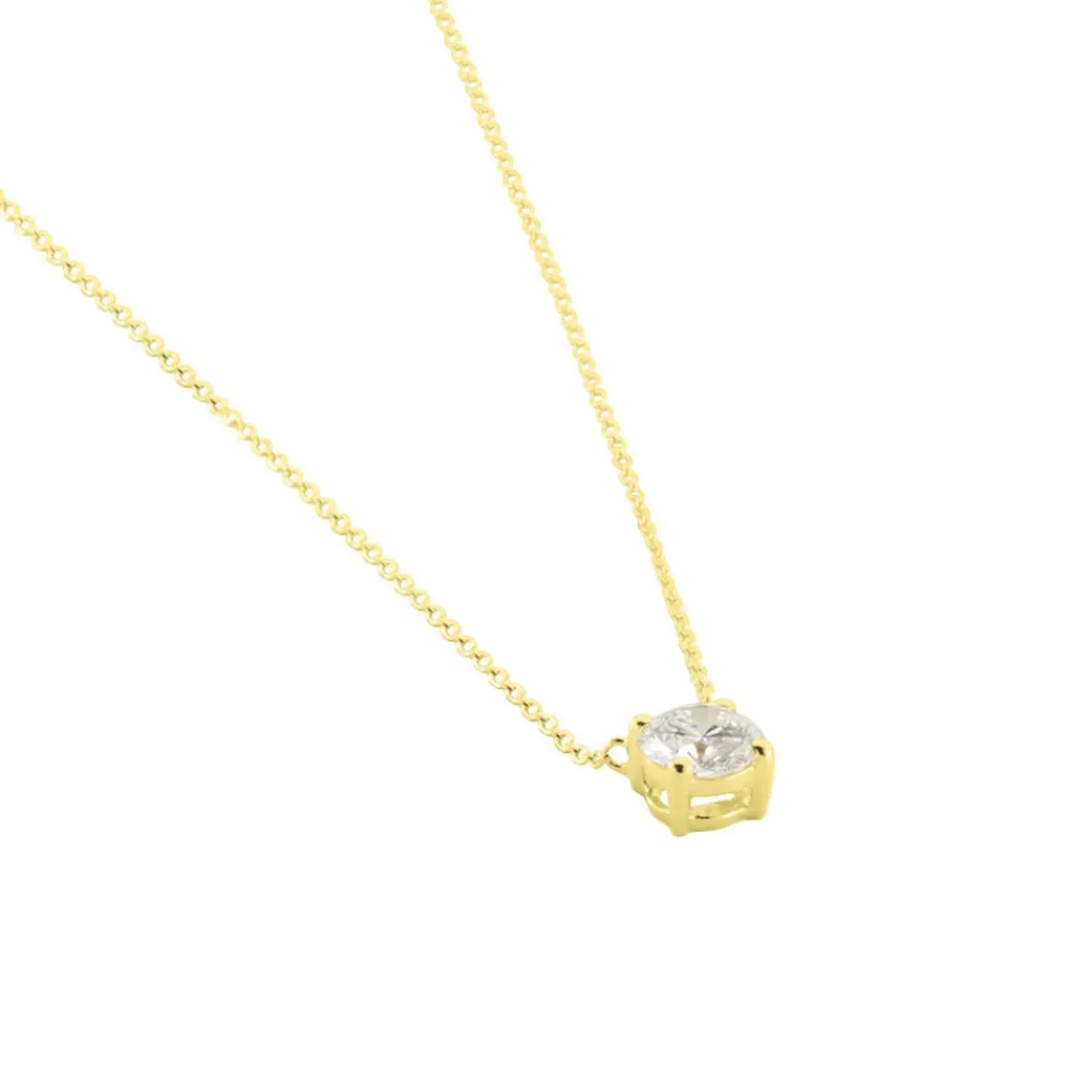 Histoire d'Or Collier Collection Aphrodite Or Jaune Diamant Synthetique or jaune diamant synthétique blanc Online