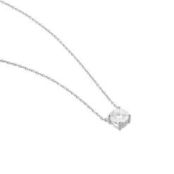 Histoire d'Or Collier Collection Aphrodite Or Blanc Diamant Synthetique or blanc diamant synthétique Online