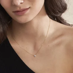 Histoire d'Or Collier Collection Aphrodite Or Jaune Diamant Synthetique or jaune diamant synthétique Discount