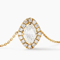 Histoire d'Or Collier Collection Icone Or Jaune Diamant Synthétique