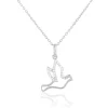 Histoire d'Or Collier Colombe Argent Blanc Oxyde De Zirconium Discount