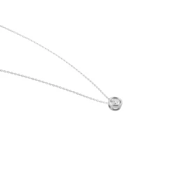 Histoire d'Or Collier Columbine De Zirconium Blanc or blanc oxyde Sale