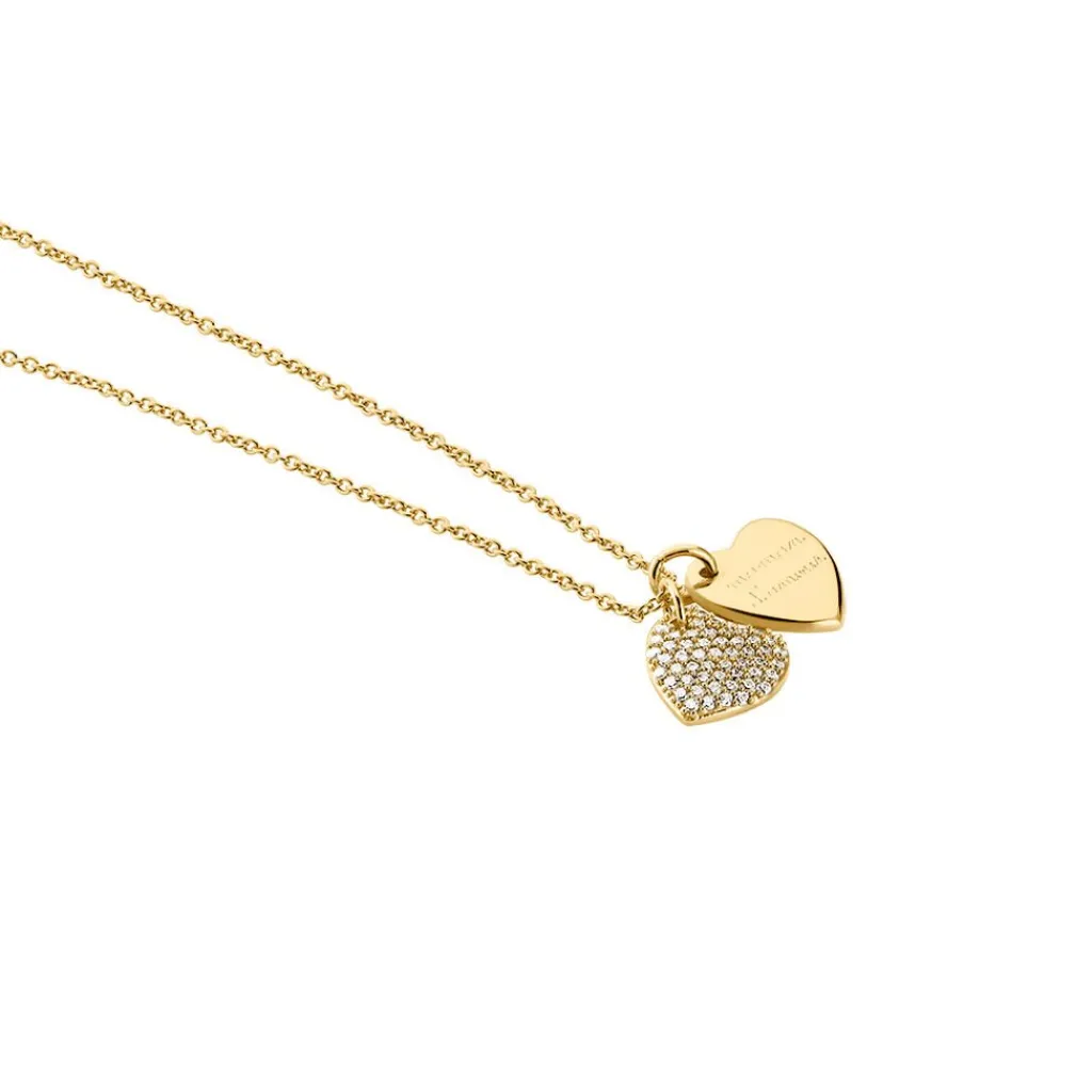 Histoire d'Or Collier Corazon Plaqué Or Jaune Oxyde De Zirconium Online