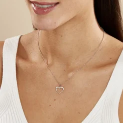 Histoire d'Or Collier Cosima Argent Blanc Discount