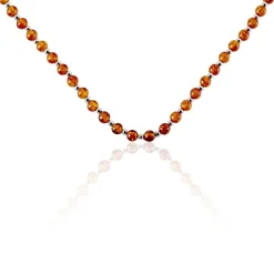 Histoire d'Or Collier Costin Argent Ambre Discount
