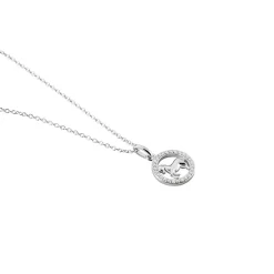 Histoire d'Or Collier Court Argent Blanc Ayeline Oxyde De Zirconium Discount