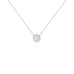 Histoire d'Or Collier Court Argent Blanc Nawala Oxyde De Zirconium argent blanc oxyde Sale
