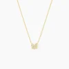 Histoire d'Or Collier Court Argent Rose Anne-lise Oxyde De Zirconium Discount