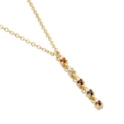 Histoire d'Or Collier Céphée Plaqué Or Doré Oxyde De Zirconium New