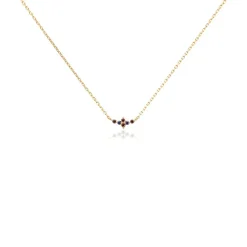 Histoire d'Or Collier Céphée Plaqué Or Doré Pierres De Synthèses Online