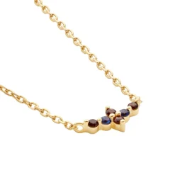 Histoire d'Or Collier Céphée Plaqué Or Doré Pierres De Synthèses Online