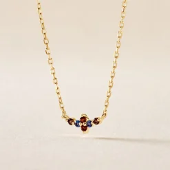 Histoire d'Or Collier Céphée Plaqué Or Doré Pierres De Synthèses Online