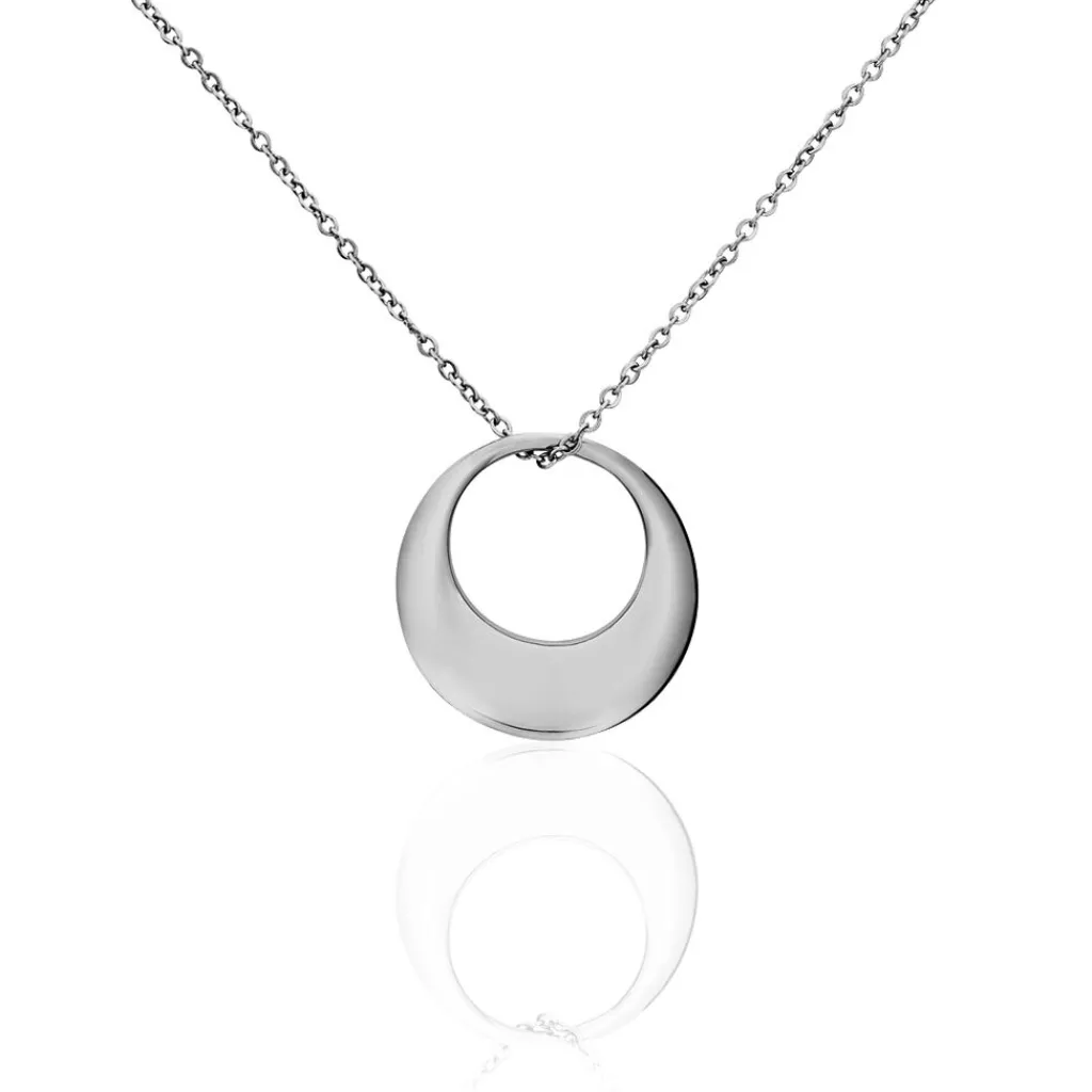 Histoire d'Or Collier Creolia acier blanc Hot