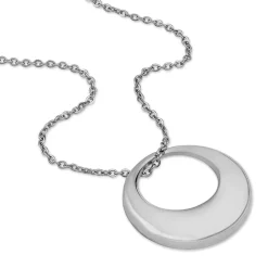 Histoire d'Or Collier Creolia acier blanc Hot