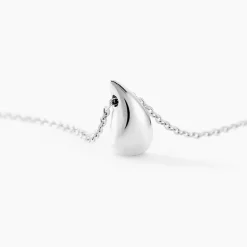Histoire d'Or Collier Curve Argent Blanc Discount