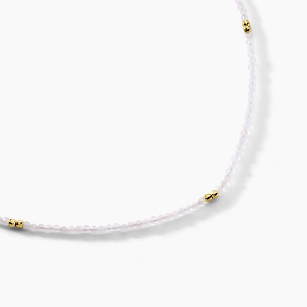 Histoire d'Or Collier Cyclades Argent Jaune Quartz argent jaune quartz rose Online