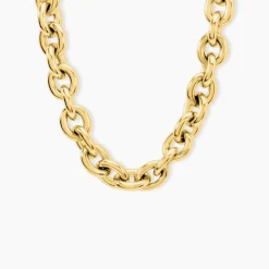 Histoire d'Or Collier Dafnie Acier Jaune