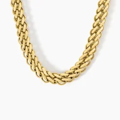 Histoire d'Or Collier Dafnie Acier Jaune