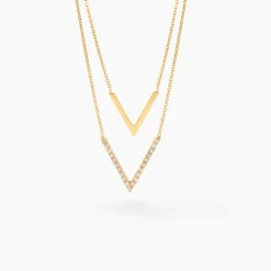 Histoire d'Or Collier Daina Or Jaune Oxyde De Zirconium Hot