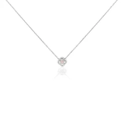 Histoire d'Or Collier Dally Argent Blanc Quartz Oxyde De Zirconium Clearance
